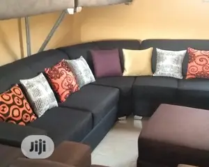 L Shape Fabric Chair