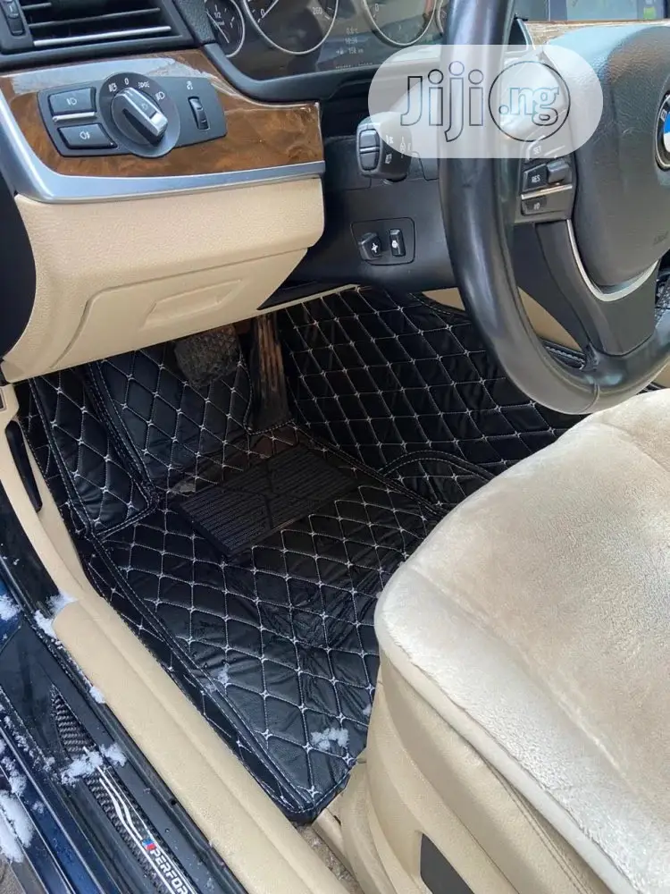 Fully Surrounded Customize Leather Floor Mat.