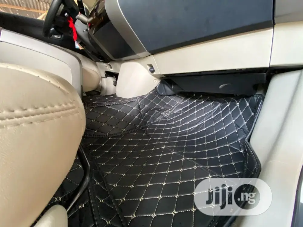 Fully Surrounded Customize Leather Floor Mat.
