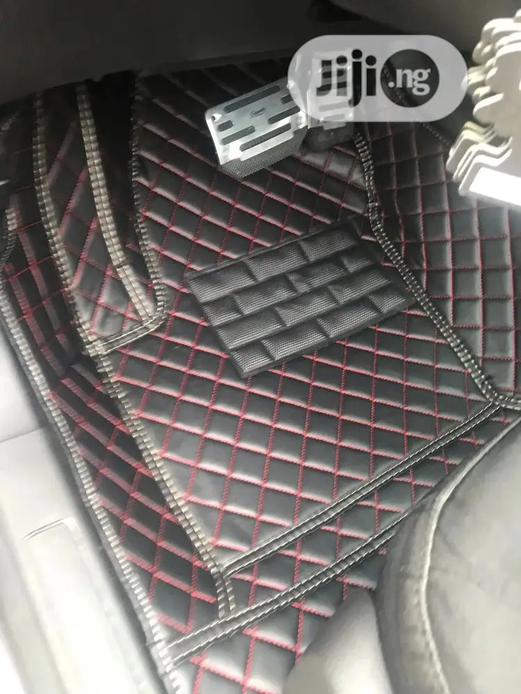 Fully Surrounded Customize Leather Floor Mat.