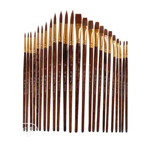 12 Pcs/Lot Pointed Watercolor Paint Brush