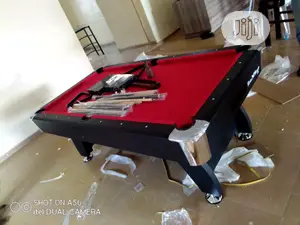 Snooker Pool Table With Complete Accessories Red Red