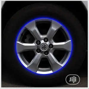 18 Strips Motorcycle Car Wheel Stickers Reflective Rim Tape