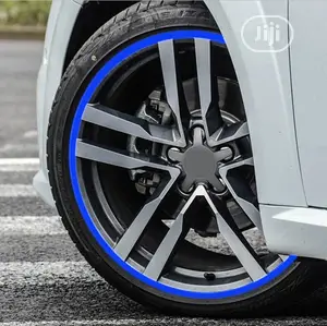18 Strips Motorcycle Car Wheel Stickers Reflective Rim Tape