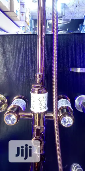 Gold Standing Shower
