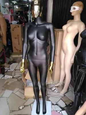 Gold and Black Female Mannequins