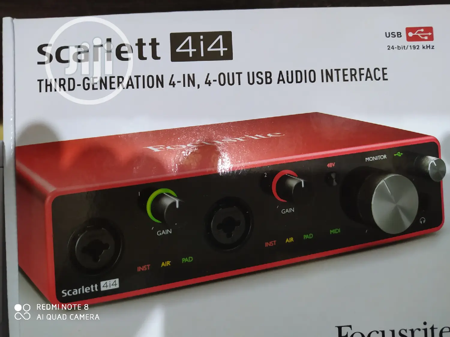 3rd Generation Focusrite 4in 4out