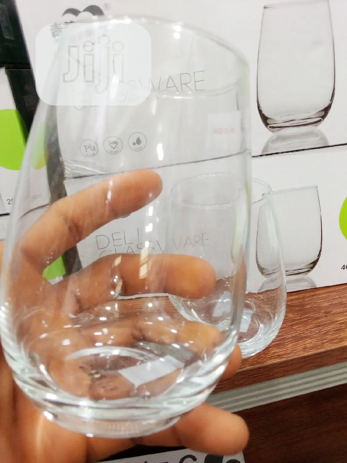 6pcs Egg-Shape Water/Wine Glass Cups
