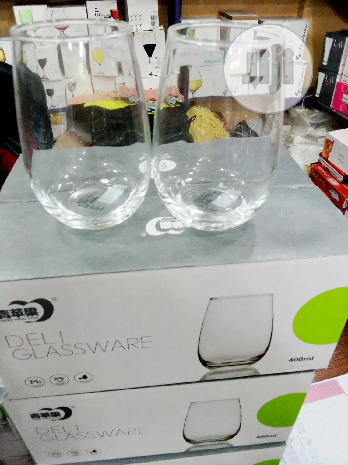 6pcs Egg-Shape Water/Wine Glass Cups