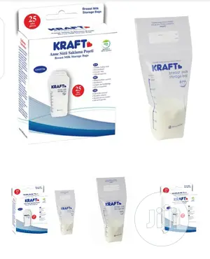Kraft Breast Milk Storage -25bags