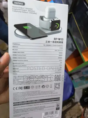 Remax Rp W13 3in1 Wireless Charging Base