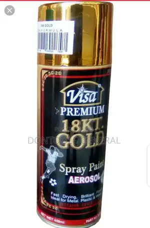 Visa Premium 18kt Gold Spray Paint