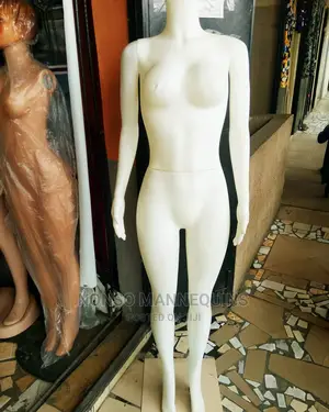 Headless White Rubber Female Mannequin