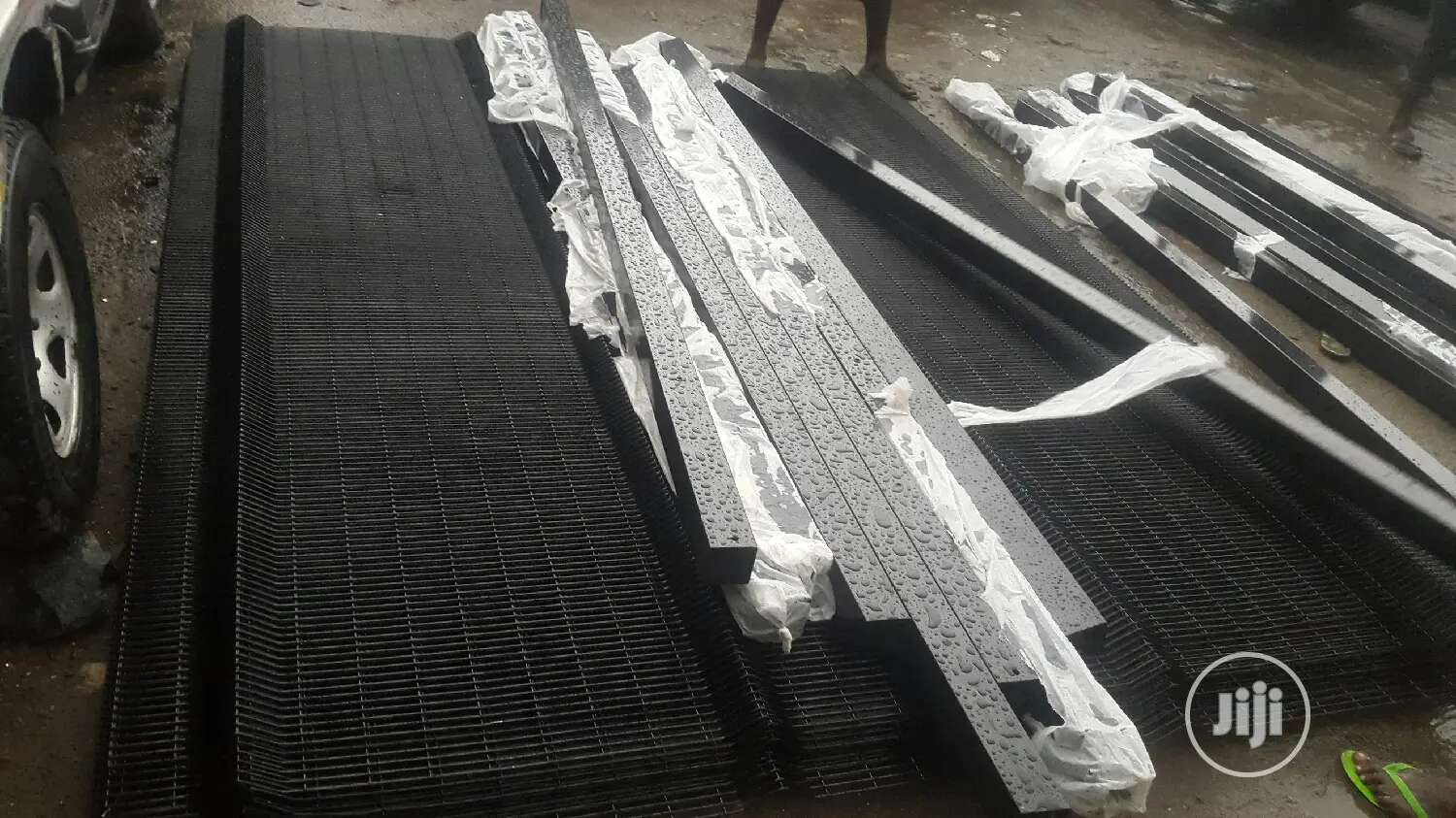 Black Panel Mesh