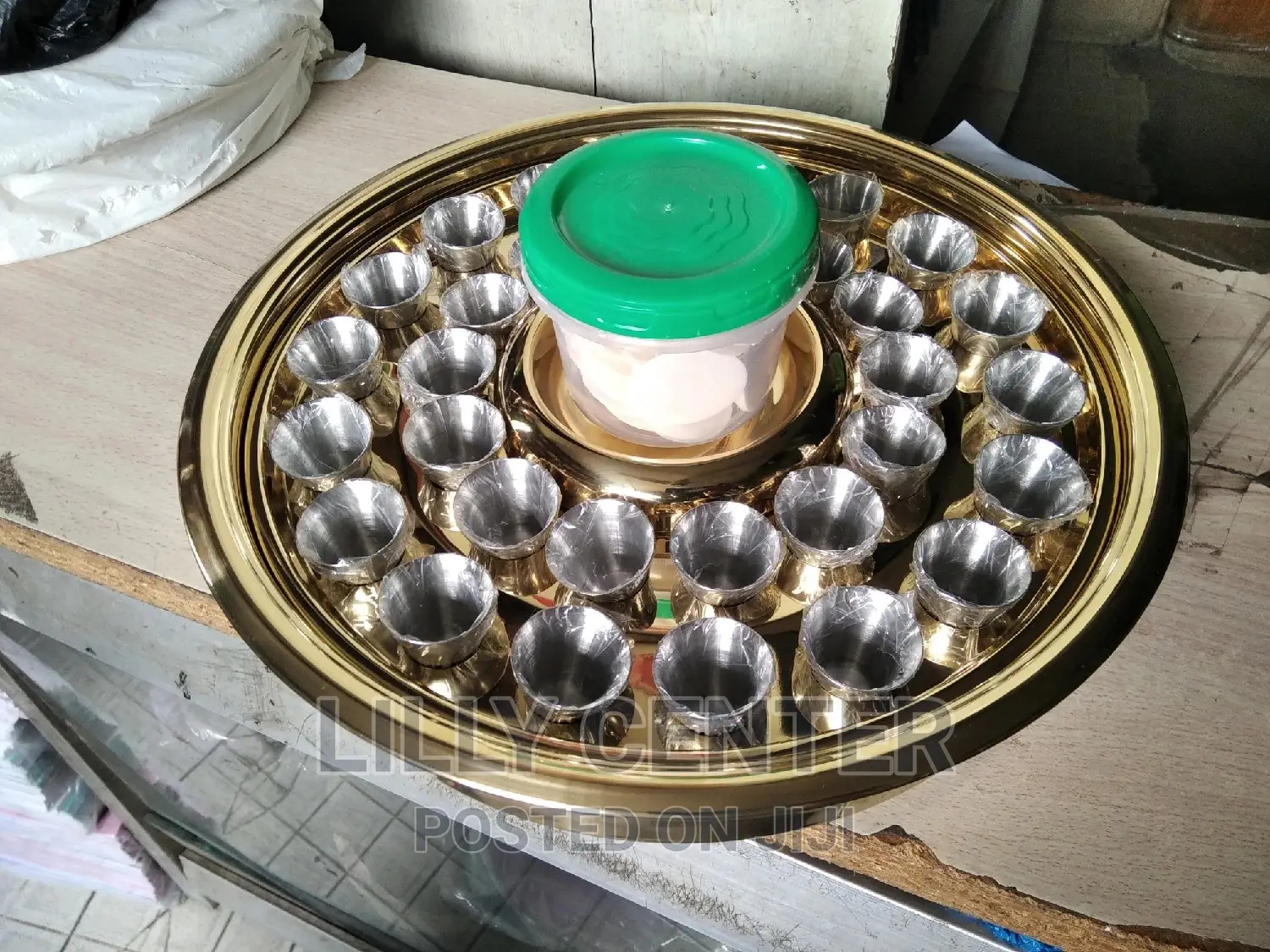 Communion Starter And Steel Cups