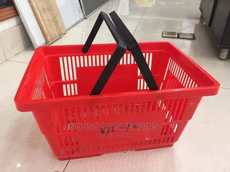 Red Colour Shopping Baskets