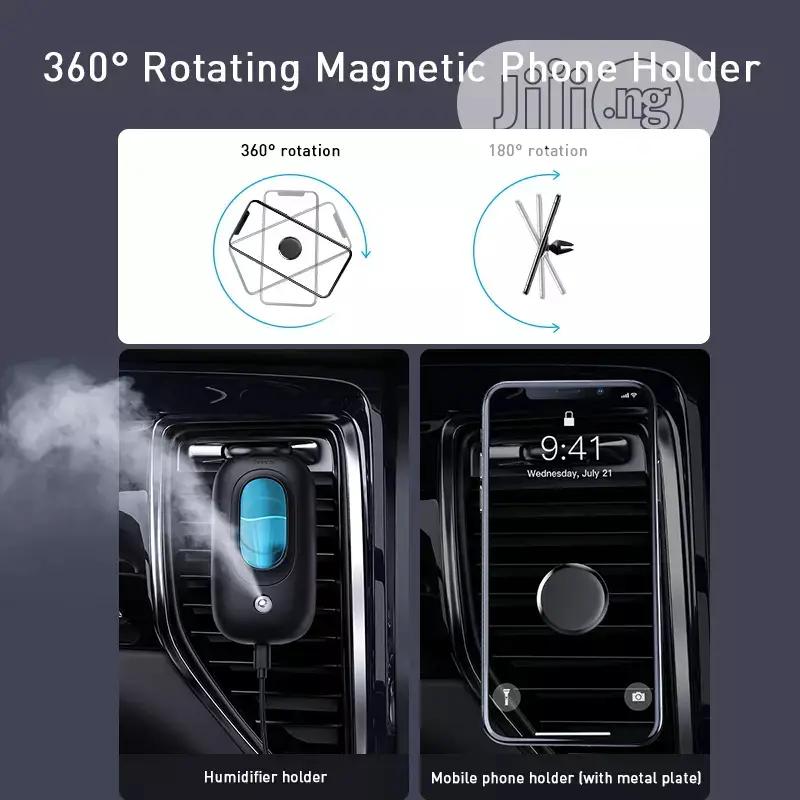 Baseus Car Air Humidifier Portable Diffuser With in Ikeja