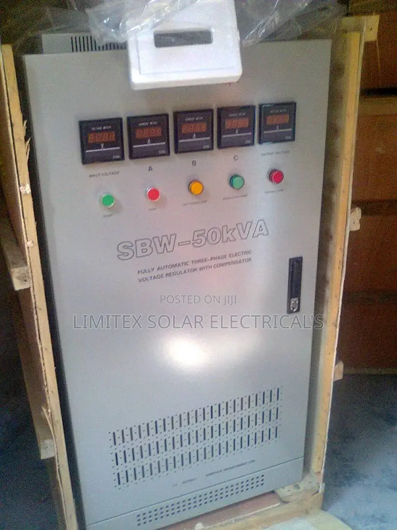SBW-50kva Original 3 Phase Autormatic Voltage Stabilizer