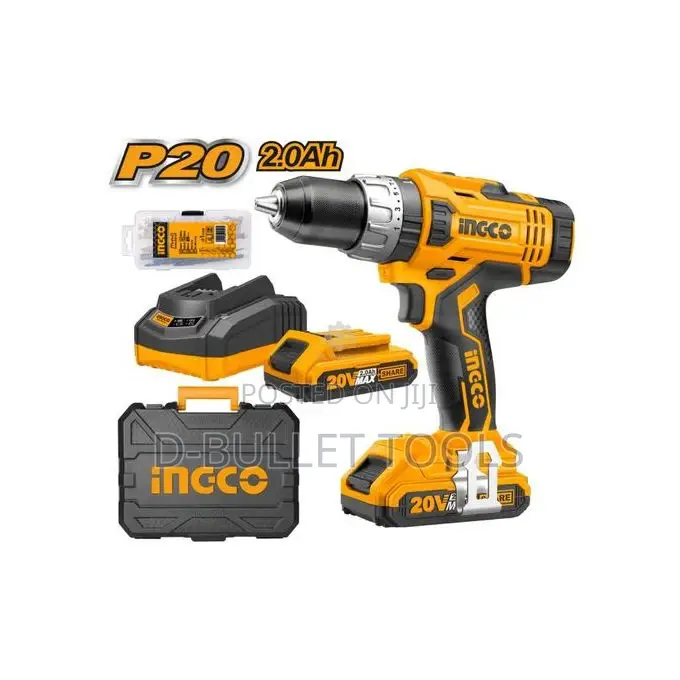 Ingco Cordless Impact Drill/Driver 20v Ingco