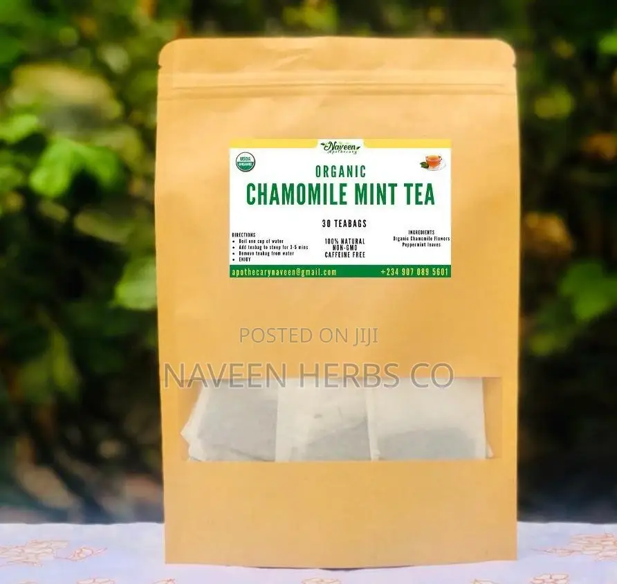 Organic Chamomile Mint Tea - 30 Tea Bags