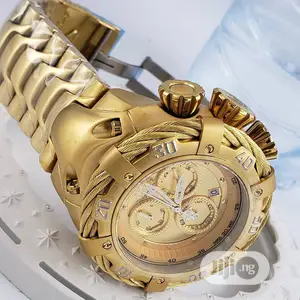 Original Invicta Gold Watch for Men