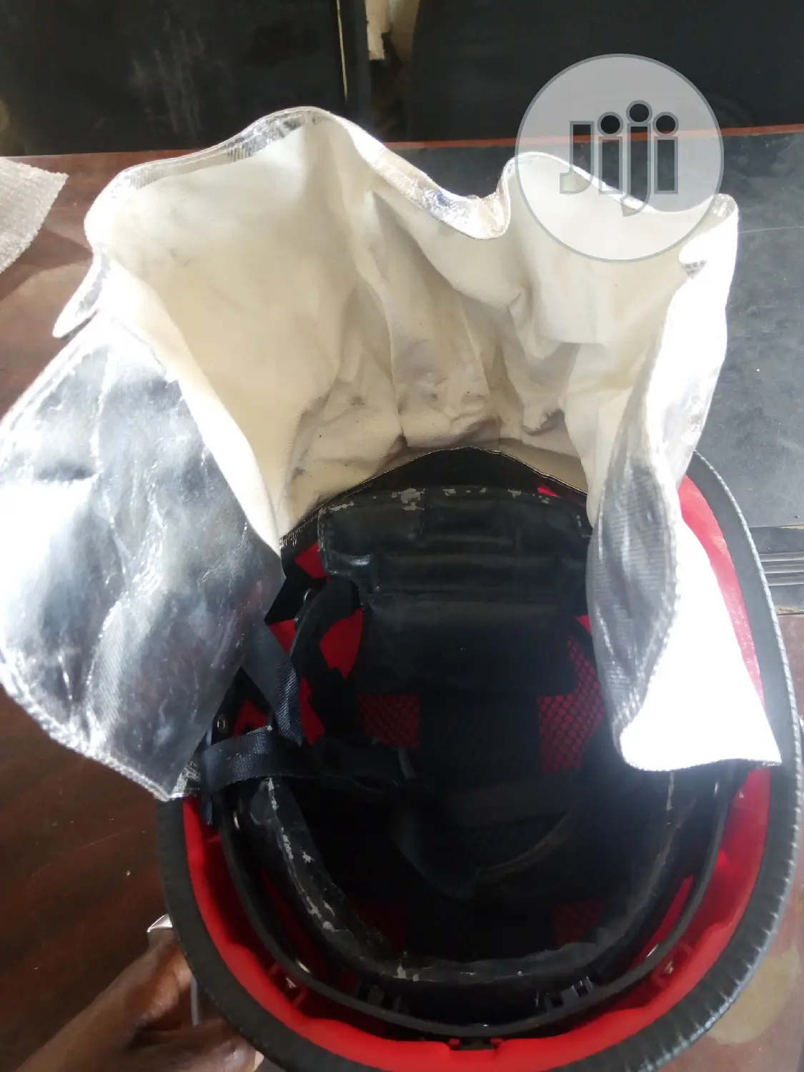 Fire Resistant Helmet.