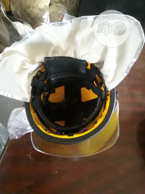 Fire Resistant Helmet.