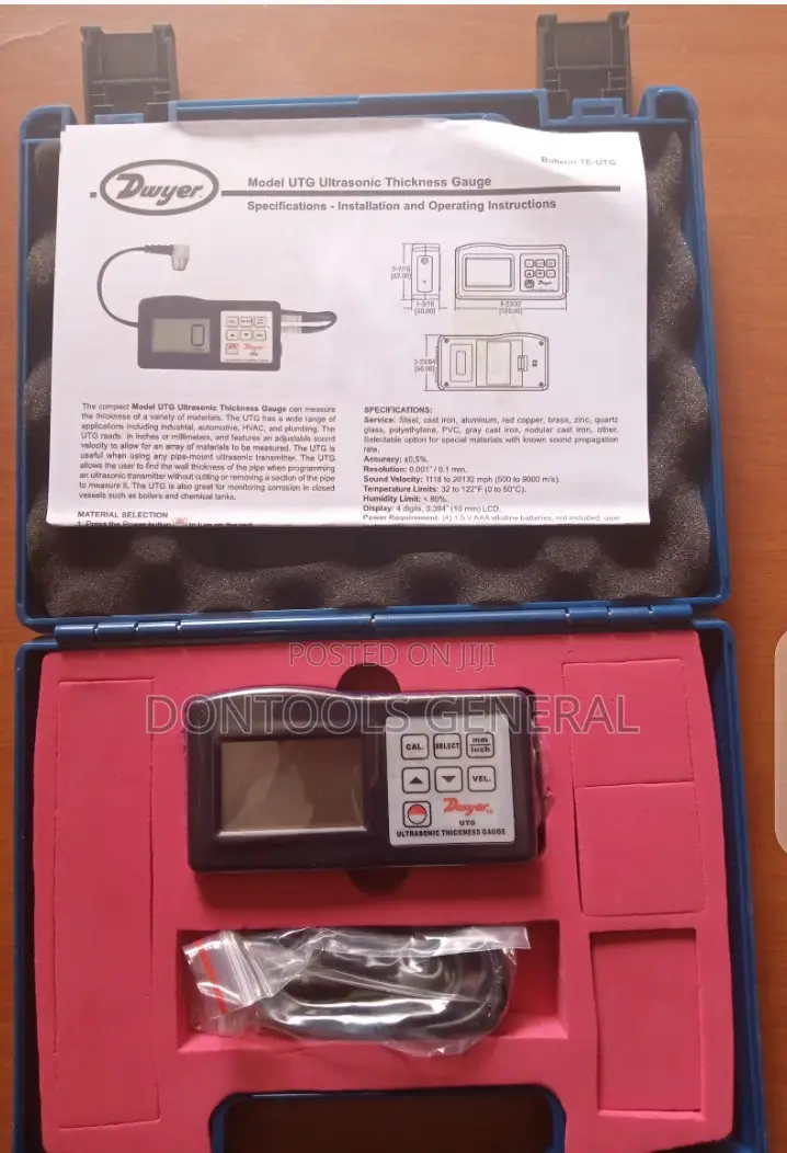 Dwyer Model UTG Ultrasonic Thickness Gauge