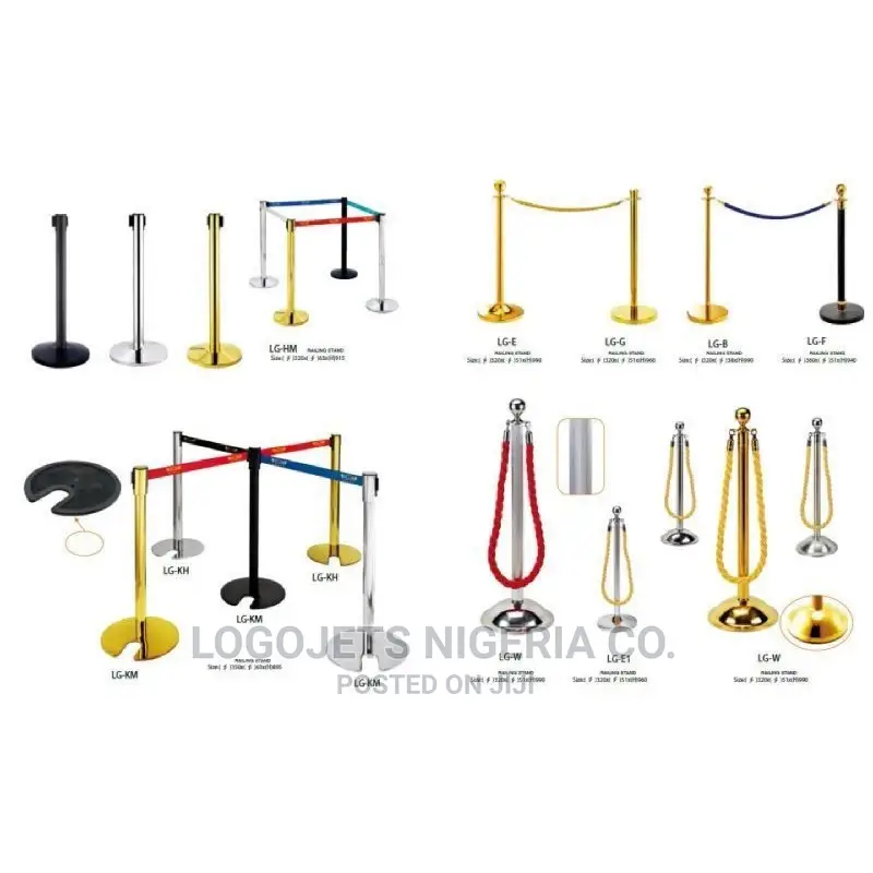 Stainless Retractable Crowd Control Barrier Stand
