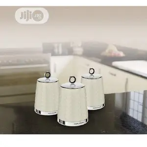 Morphy Richards Dimensions Set of 3 Round Kitchen Storage Ca