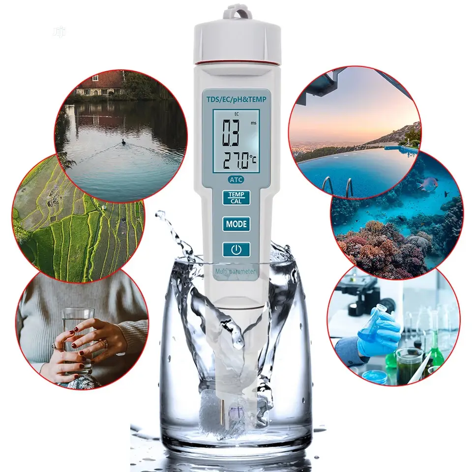 Water Quality Ph/ TDS/ Ec/ Temperature (4 in 1) Tester