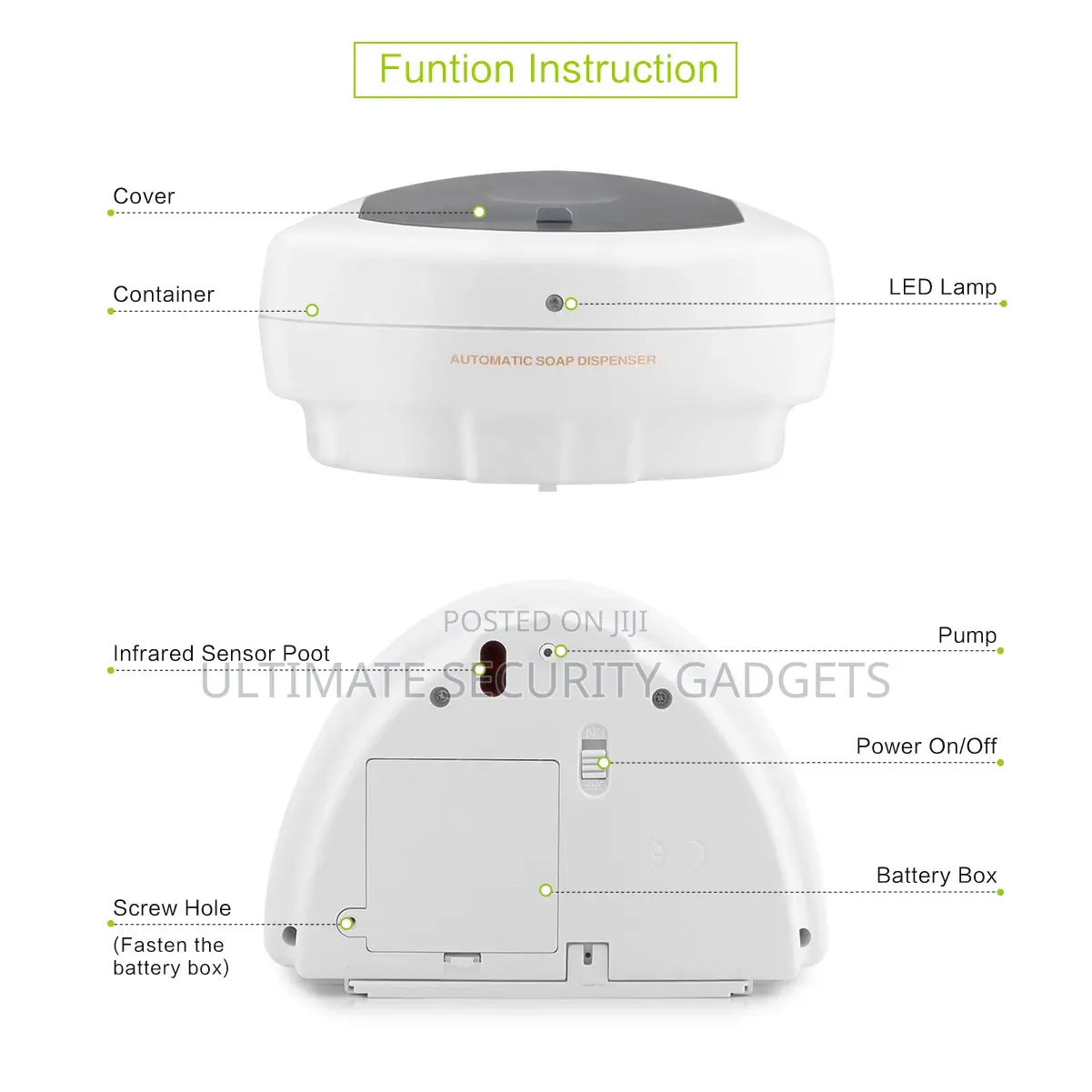 Automatic Liquid Soap/Sanitizer Dispenser