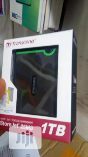 Transcend Portable Hard Drive Storejet 25m3 1tb