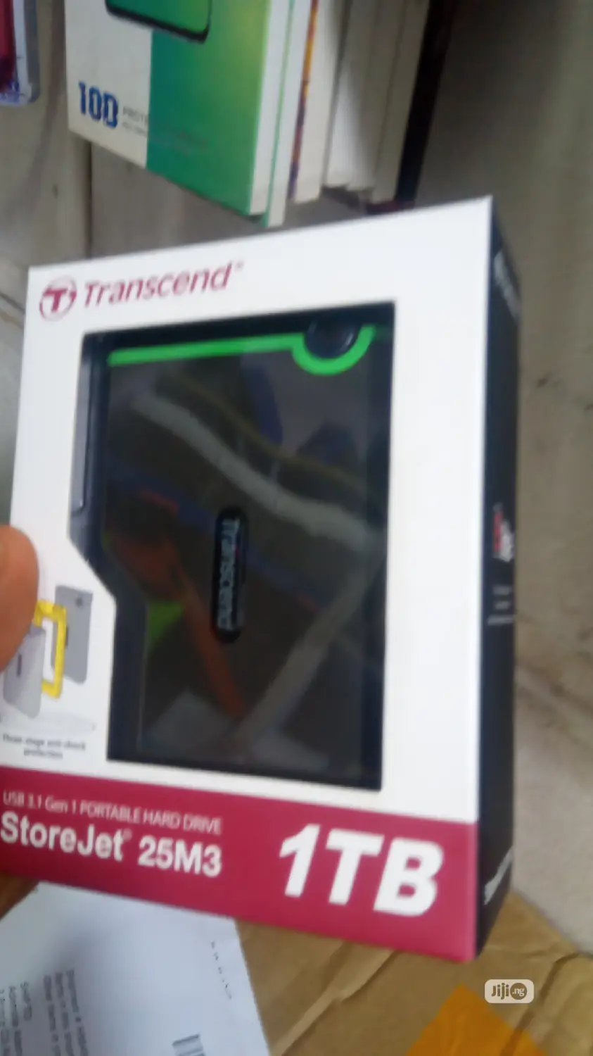 Transcend Portable Hard Drive Storejet 25m3 1tb