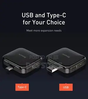 Baseus Fully Folded Portable 4in1 Type C Hub