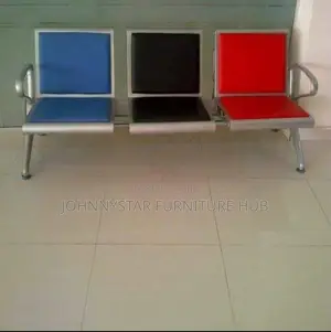 Italian Unique 3 Seaters Airport Visitors Chairs