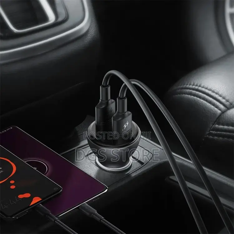 Baseus Inauto Digital Display Pps Dual Quick Carcharger 45w