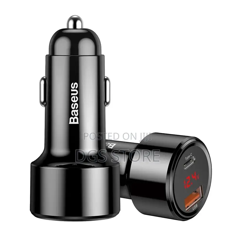 Baseus Inauto Digital Display Pps Dual Quick Carcharger 45w