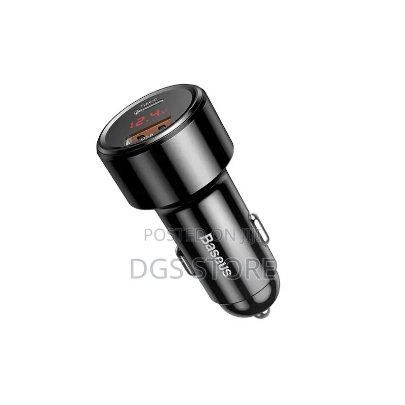 Baseus Inauto Digital Display Pps Dual Quick Carcharger 45w