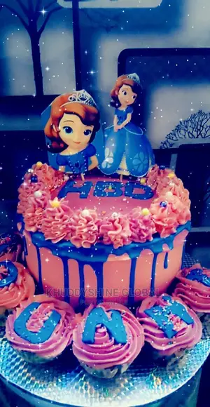 Sofia's D First Kids Birthday Cake