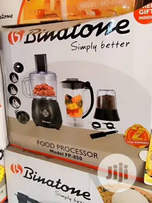 Binatone Food Processor With Blender And Grinder 850watts.