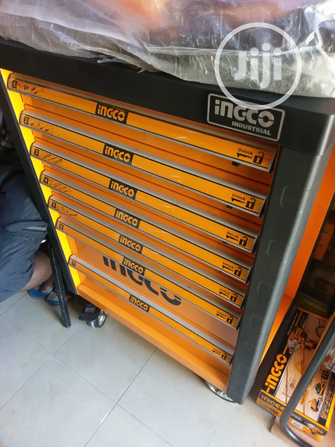 Ingco 7pcs Drawers With 328pcs Tool Chest Set