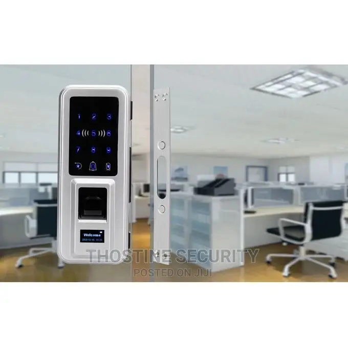 Biometric Fingerprint Glass Door Lock