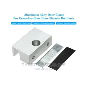 Aluminium Door Clamp For Frameless Glass Electric Bolt Lock