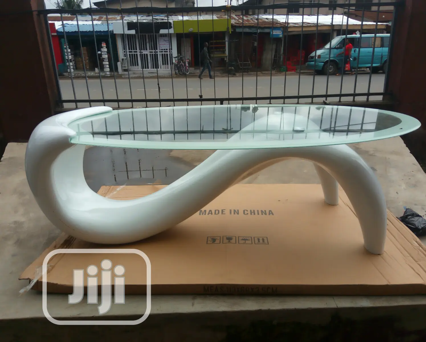 Imported Exotic White Centre Table