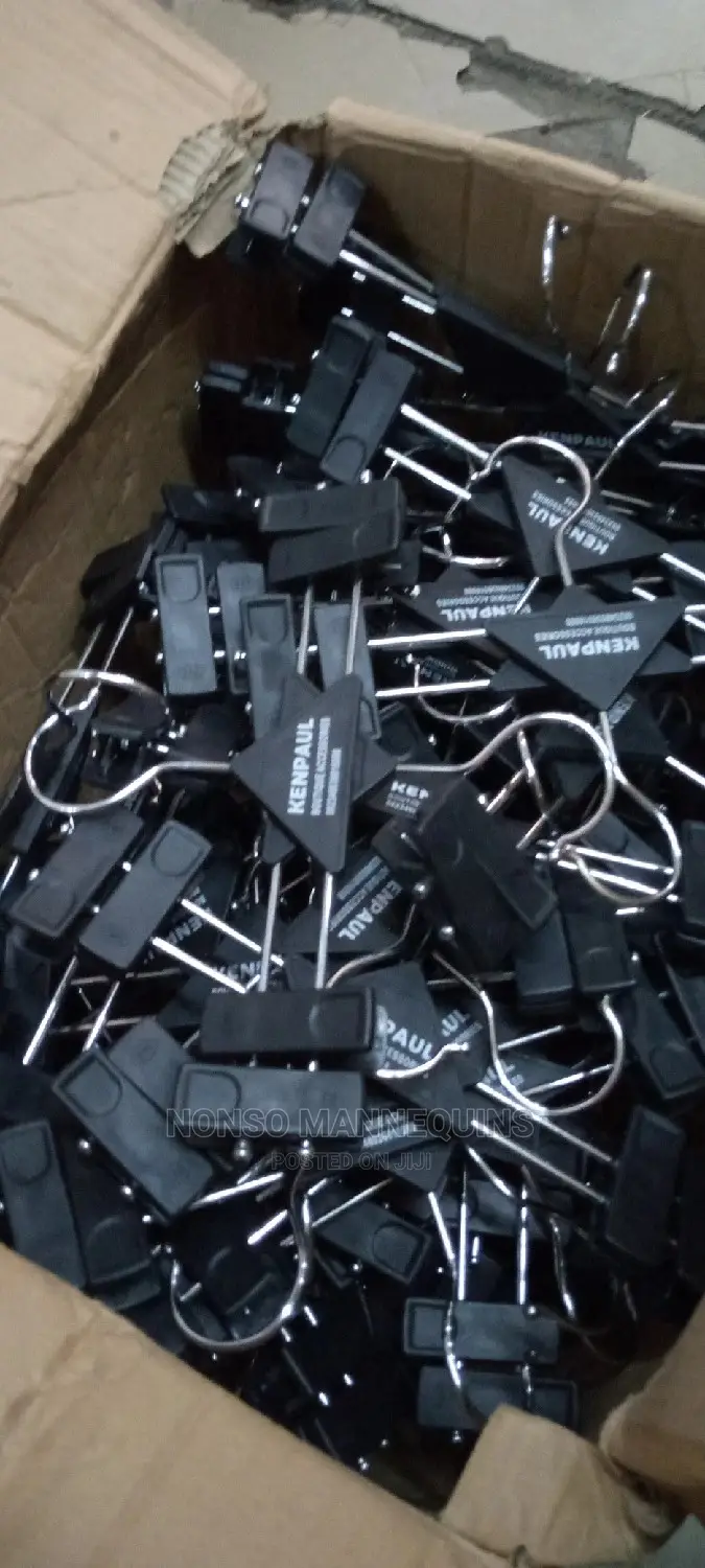 Black Clip Clothes Hangers