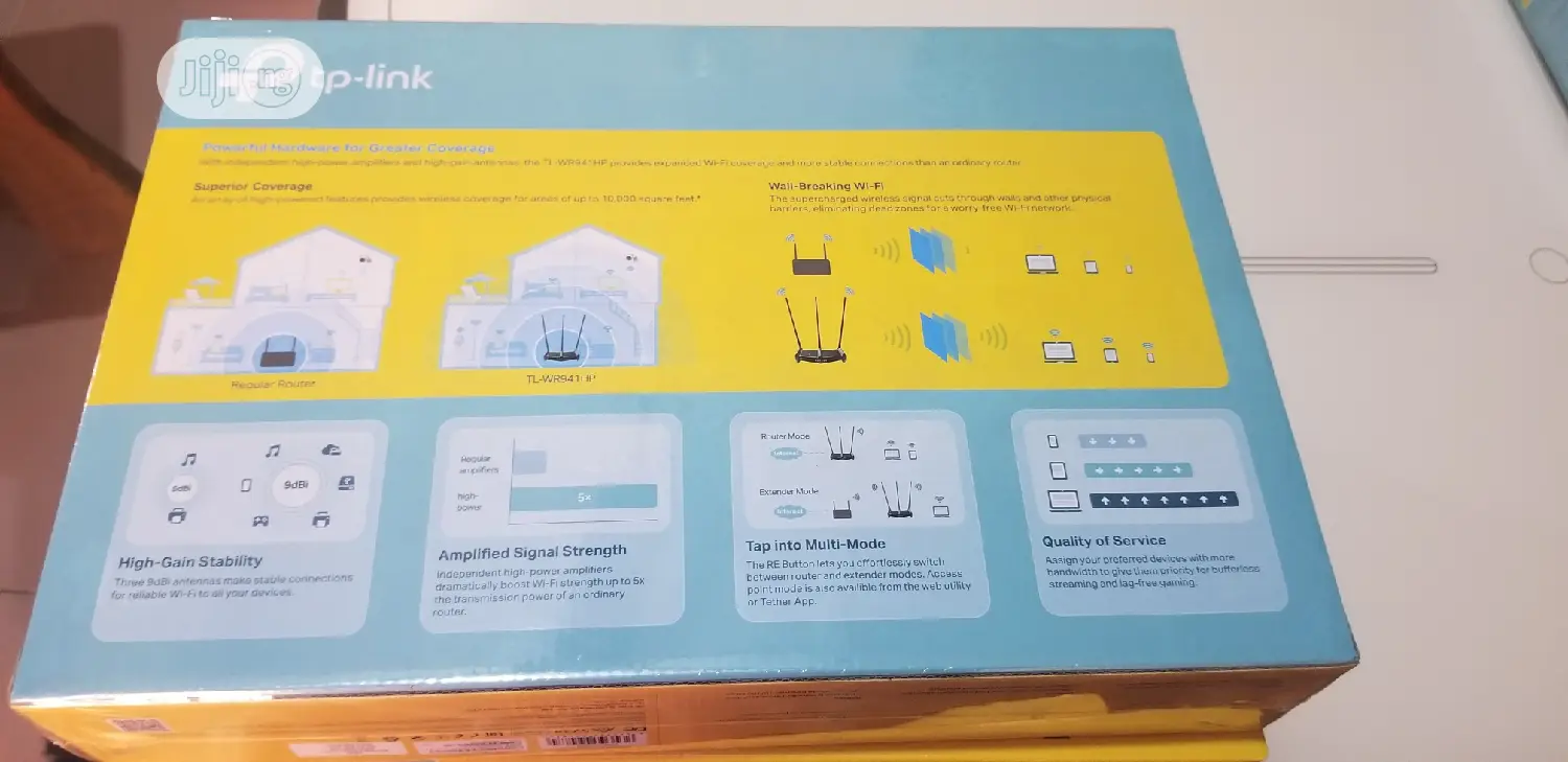 Tp-Link 450mbps High Power Wireless N Router
