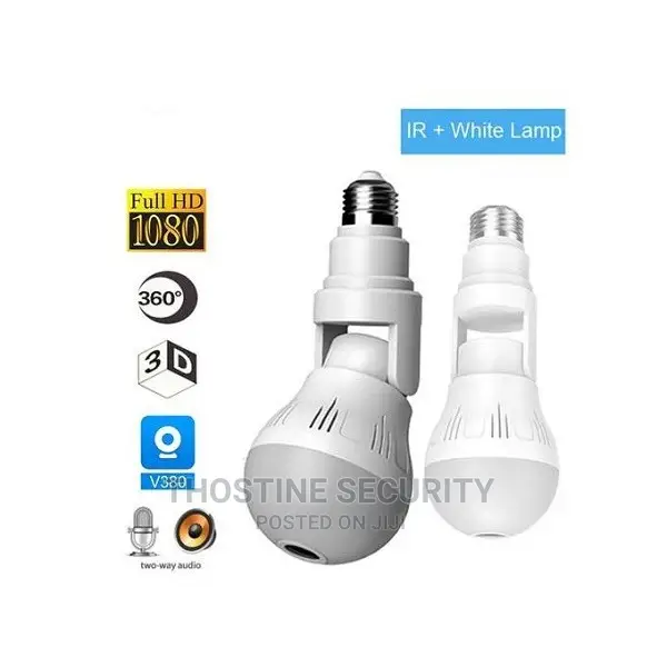 Panoramic Wifi Bulb Camera