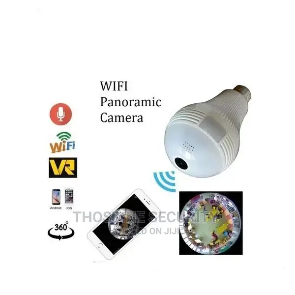 Wifi Panoramic Bulb Camera for Smartphone View