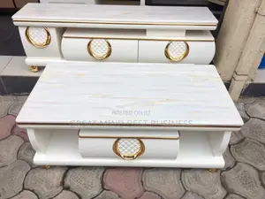 Marble Top Center Table And TV Stand